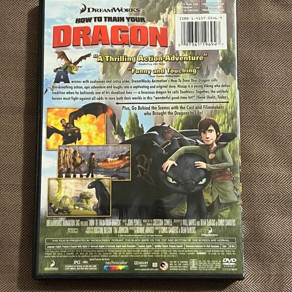 How to Train Your Dragon (DVD, 2010) - Picture 2 of 3